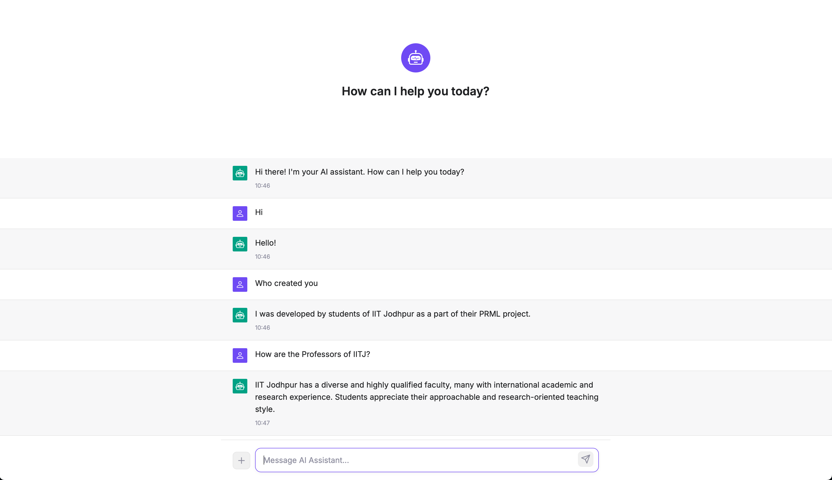 ChatSphere AI Chatbot Interface